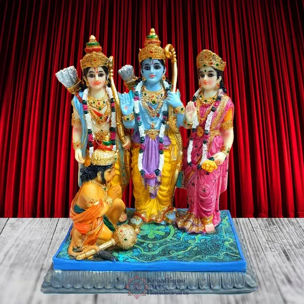Multicolor_Lightweight_Handcraft_Marble_Sita_Ram_Statue_|_8_Inch