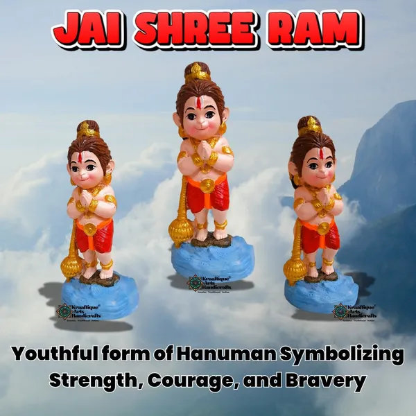 Multicolor_Premium_Crafted_Bal_Hanuman_Idol_|_5_X_5_X_10_Cm