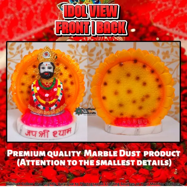 Multicolor_Religious_Marble_Khatu_Shyam_Ji_Statue_|_6_Inch