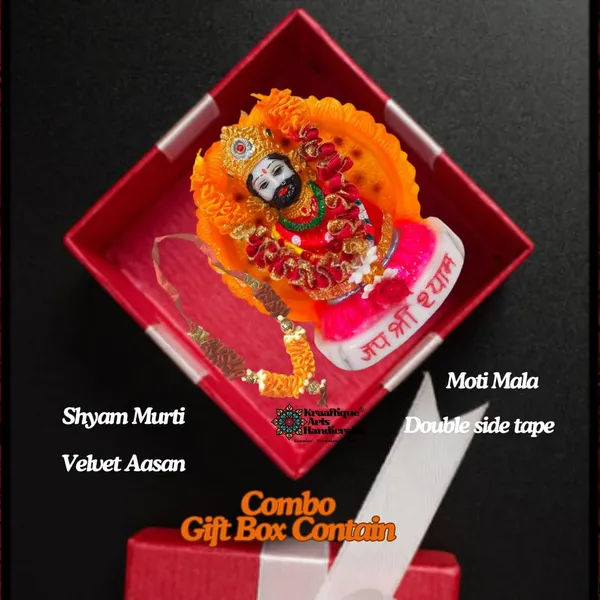 Multicolor_Religious_Marble_Khatu_Shyam_Ji_Statue_|_6_Inch