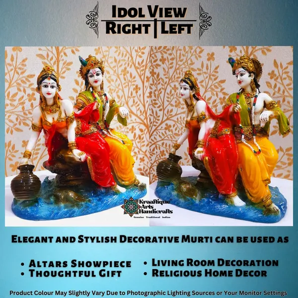 Multicolor_Waterproof_Handmade_Washable_Religious_Marble_Radha_Krishna_Statue_|_13_Inch