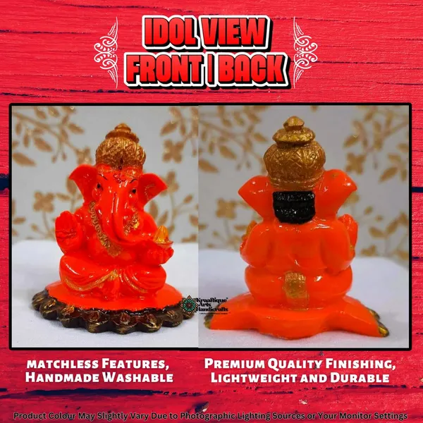 Orange_Ashirwad_Ganesh_Showpiece_Statue_|_3_Inch