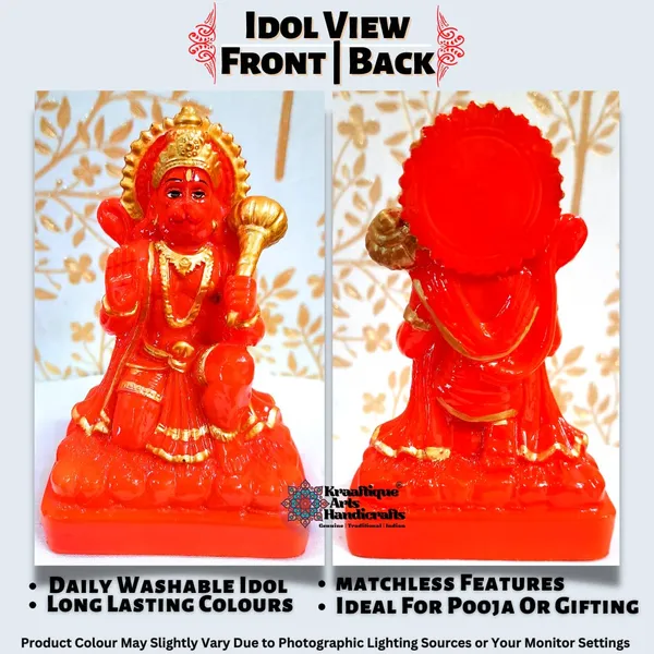Multicolor_Religious_Handcraft_Religious_Marble_Hanuman_Statue_|_15_cm