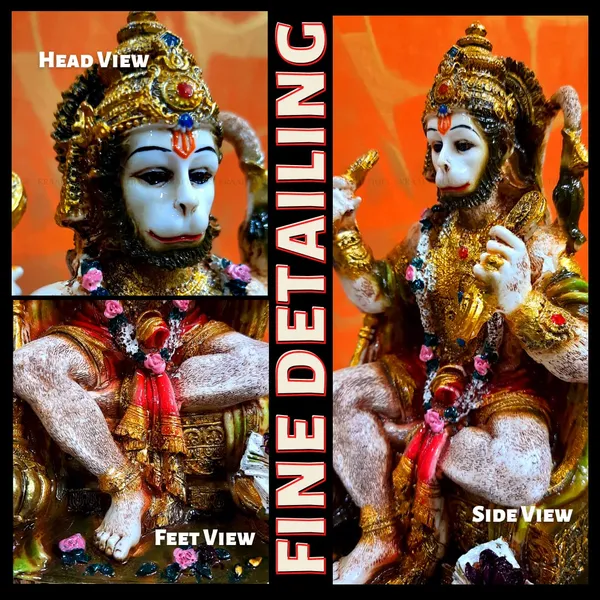 Multicolor_Bhajan_Kirtan_Hanuman_Bajrang_Bali_Murti_Statue_(22_CM)