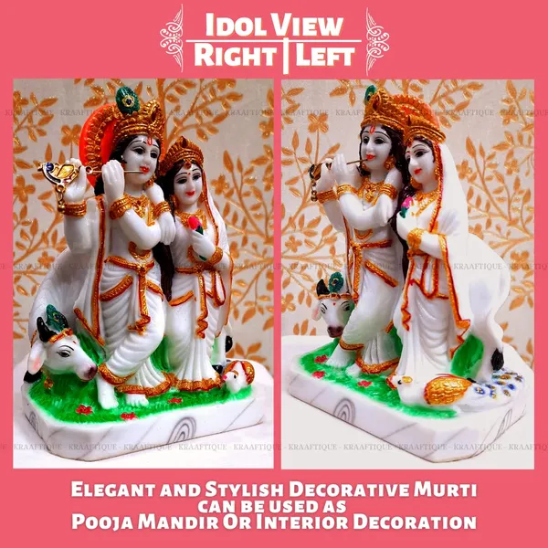 White_Gold_Handmade_Lightweight_Marble_Radha_Krishna_Statue_|_4_X_10_X_19_Cm