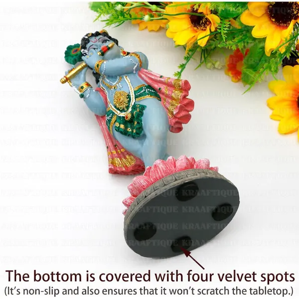 Bal_Krishna_Standing_on_Lotus_Playing_Divine_Flute_Idol_Decorative_Showpiece_(16CM)