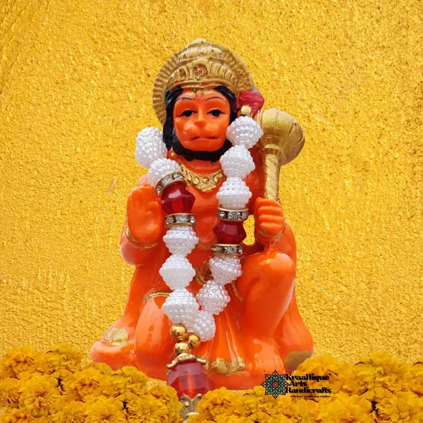 Blessing_Hanuman_Ji_Murti_with_Gada/Mace_(08CM)