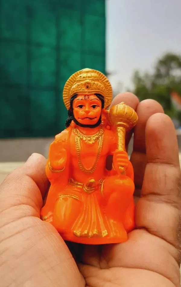 Blessing_Hanuman_Ji_Murti_with_Gada/Mace_(08CM)