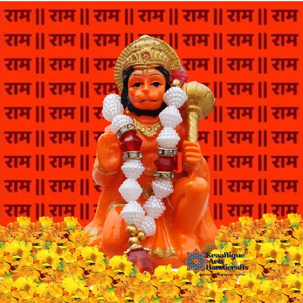 Blessing_Hanuman_Ji_Murti_with_Gada/Mace_(08CM)
