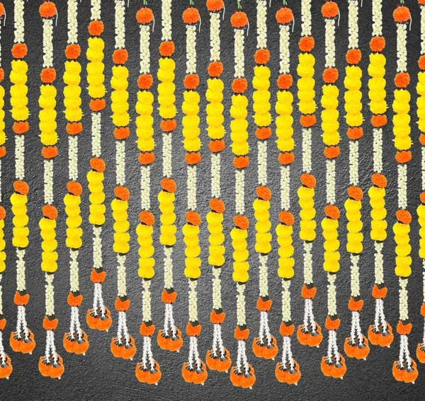 Yellow_&_Mango_Artificial_Marigold_Garland_Pack_Of_2