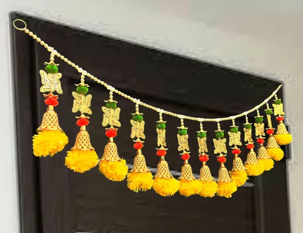 Multicolour_Decorative_Artificial_Marigold_Bandanwar