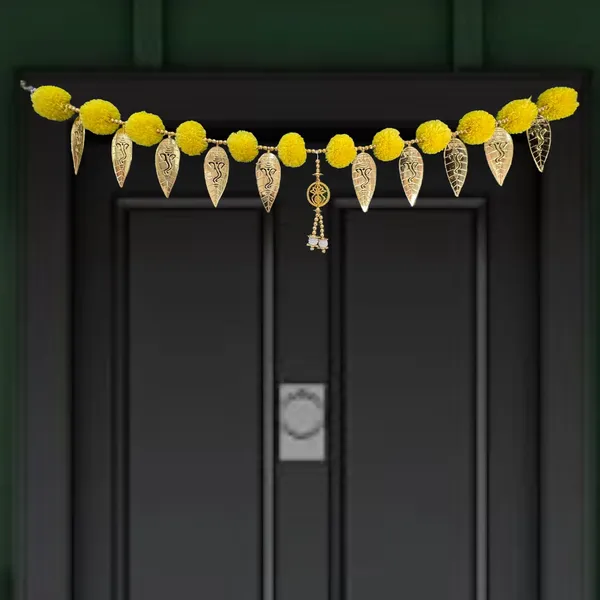 Yellow_Decorative_Handcrafted_Bandanwar