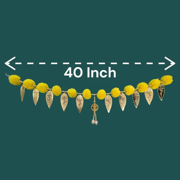 Yellow_Decorative_Handcrafted_Bandanwar