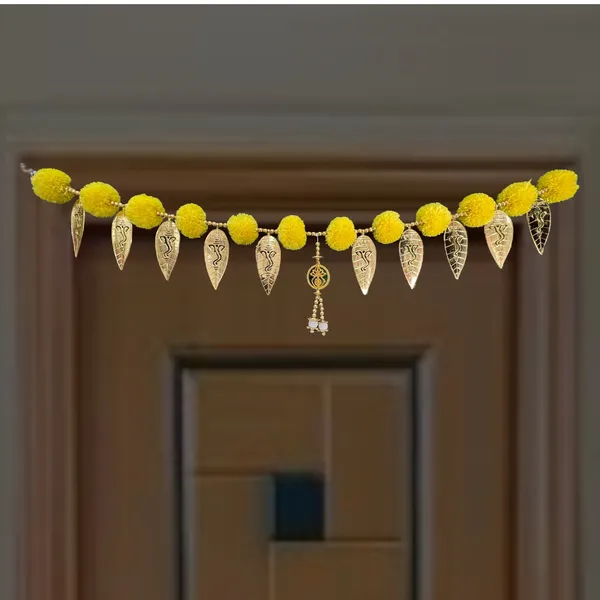 Yellow_Decorative_Handcrafted_Bandanwar