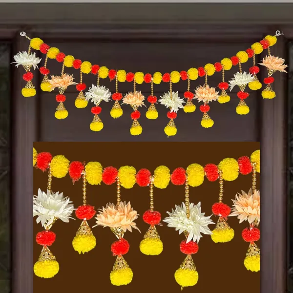 Multicolour_Decorative_Handcrafted_Bandanwar