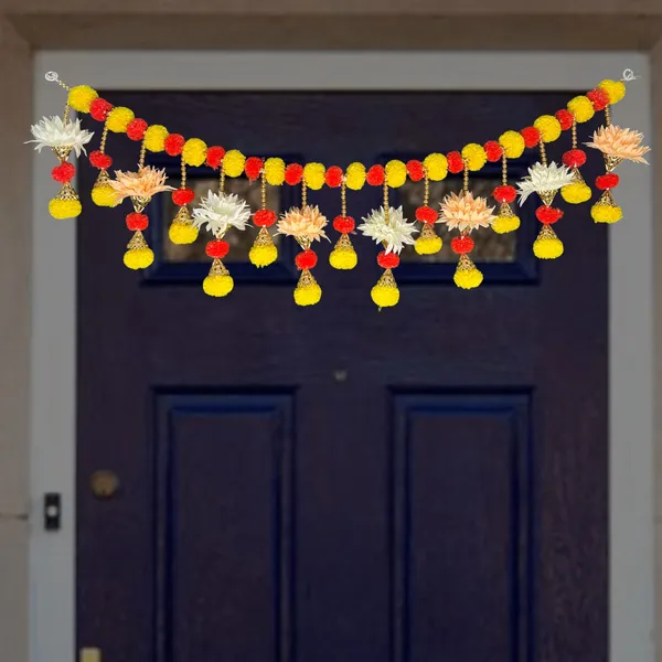 Multicolour_Decorative_Handcrafted_Bandanwar