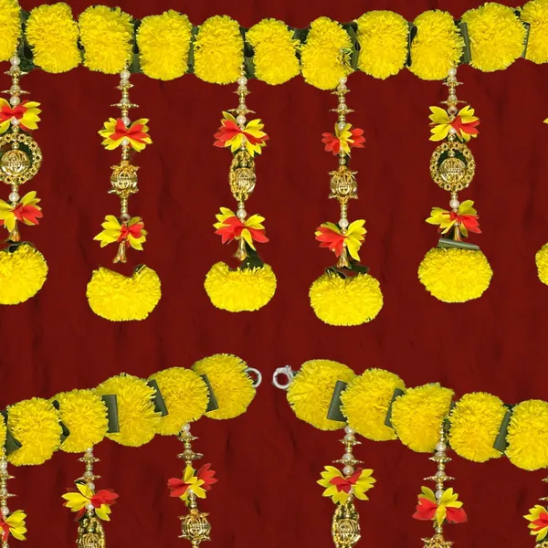 Yellow_Decorative_Handcrafted_Bandanwar