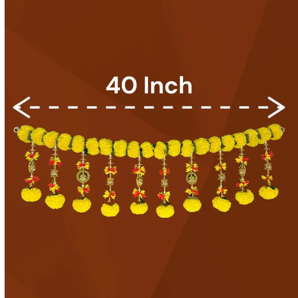 Yellow_Decorative_Handcrafted_Bandanwar
