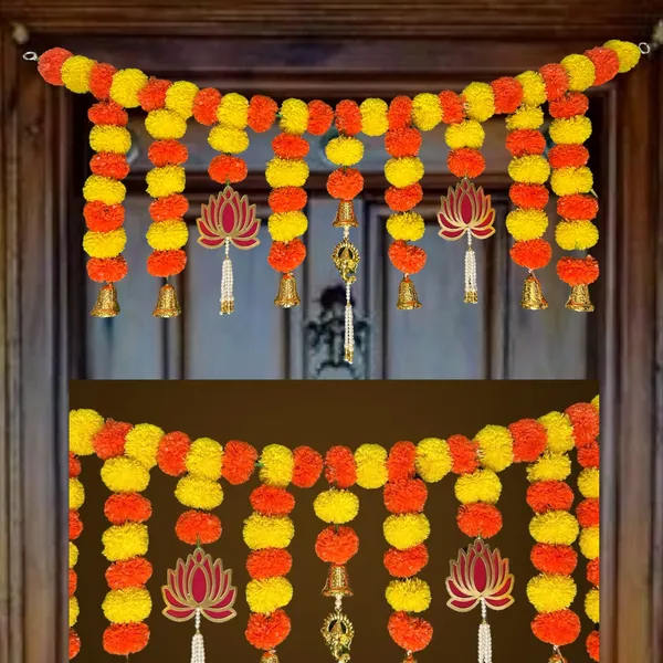 Orange_&_Yellow_Decorative_Handcrafted_Bandanwar