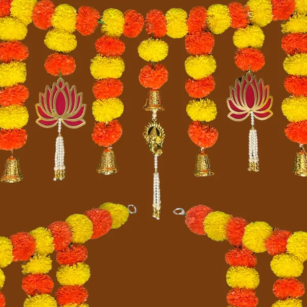 Orange_&_Yellow_Decorative_Handcrafted_Bandanwar
