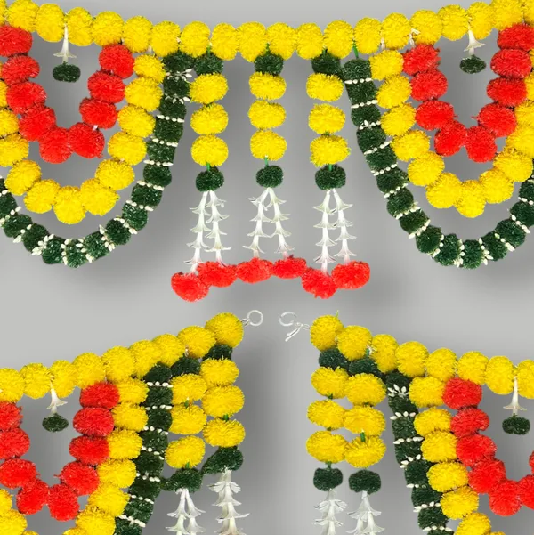 Multicolour_Decorative_Handcrafted_Bandanwar