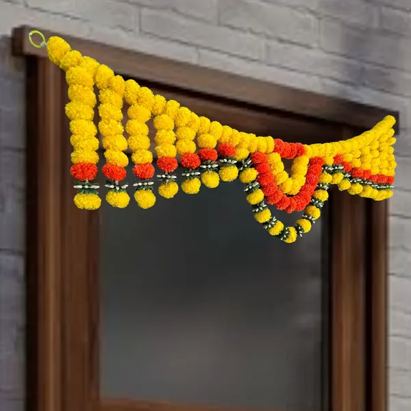 Yellow_&_Orange_Decorative_Handcrafted_Bandanwar