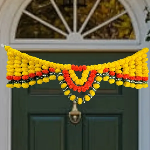 Yellow_&_Orange_Decorative_Handcrafted_Bandanwar