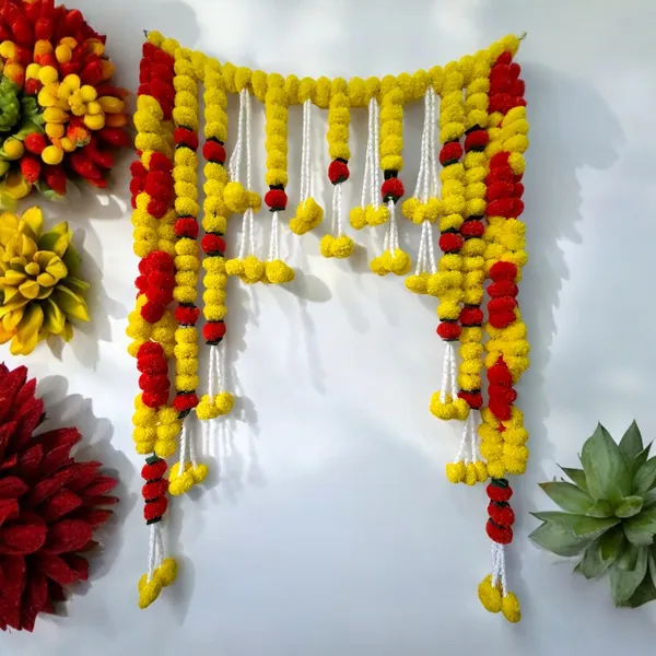 Yellow_&_Red_Decorative_Handcrafted_Bandanwar