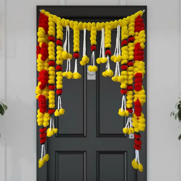 Yellow_&_Red_Decorative_Handcrafted_Bandanwar