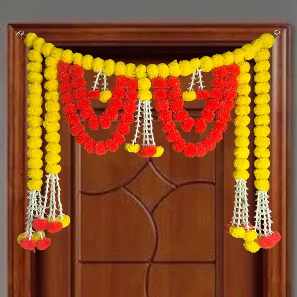 Yellow_&_Red_Decorative_Handcrafted_Bandanwar
