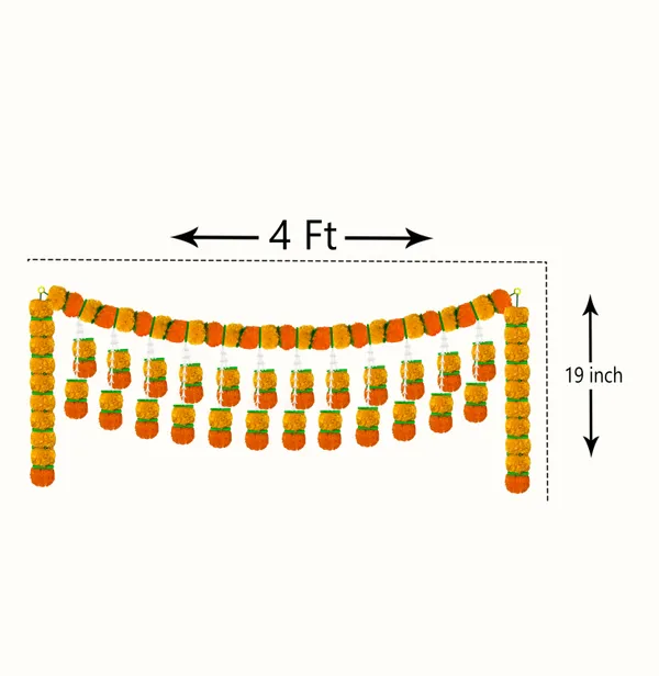 Yellow_&_Orange_Artificial_Marigold_Bandanwar