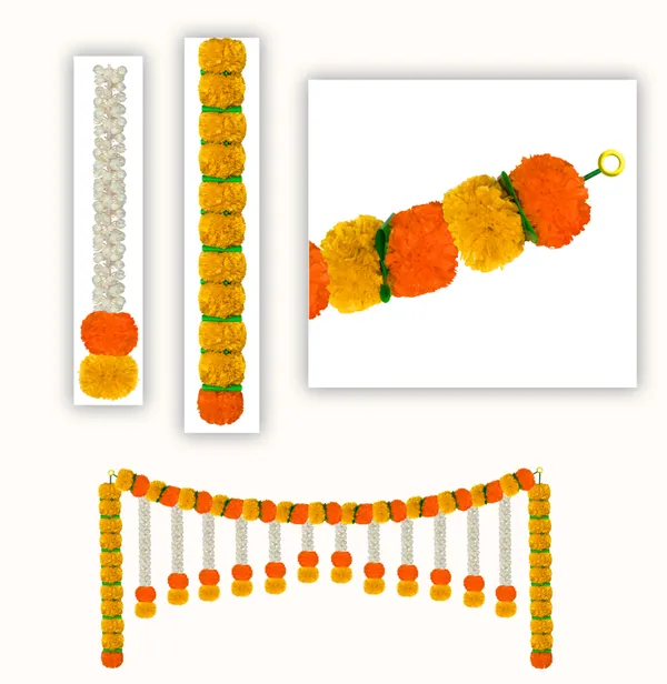 Yellow_&_Orange_Artificial_Marigold_Bandanwar