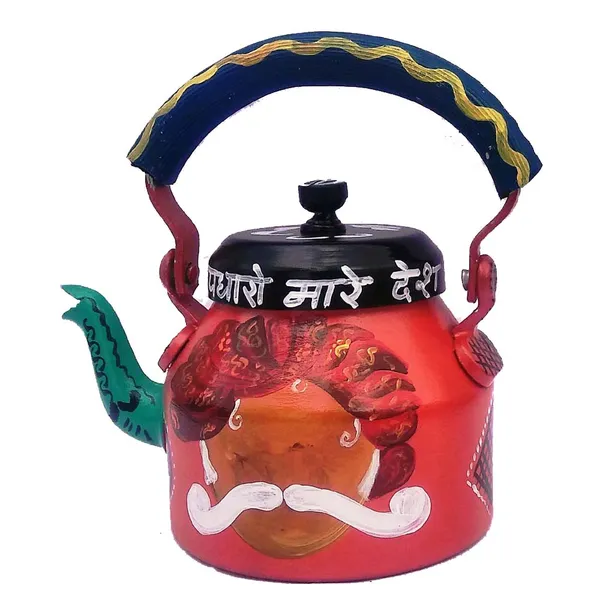 Multicolour_Traditional_Design_Hand_Painted_Tea_Kettle_Pot