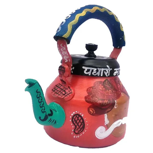 Multicolour_Traditional_Design_Hand_Painted_Tea_Kettle_Pot
