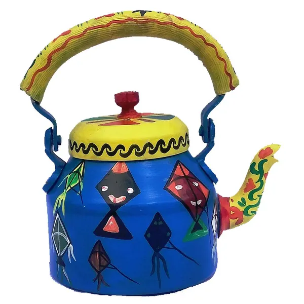 Multicolour_Traditional_Design_Hand_Painted_Tea_Kettle_Pot