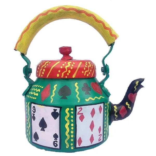 Multicolour_Traditional_Design_Hand_Painted_Tea_Kettle_Pot