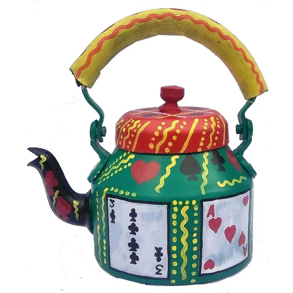 Multicolour_Traditional_Design_Hand_Painted_Tea_Kettle_Pot