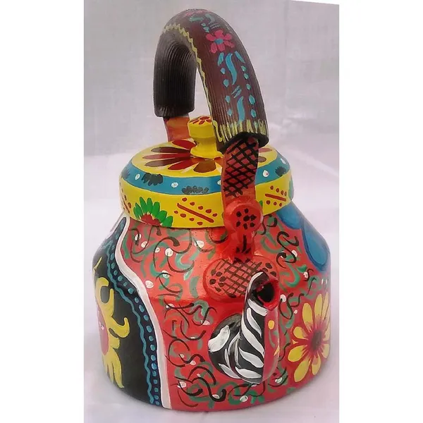 Multicolour_Traditional_Design_Hand_Painted_Tea_Kettle_Pot
