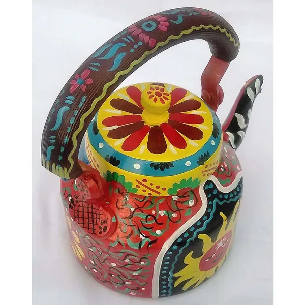 Multicolour_Traditional_Design_Hand_Painted_Tea_Kettle_Pot