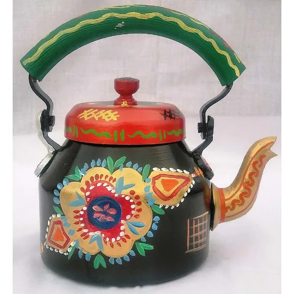 Multicolour_Traditional_Design_Hand_Painted_Tea_Kettle_Pot
