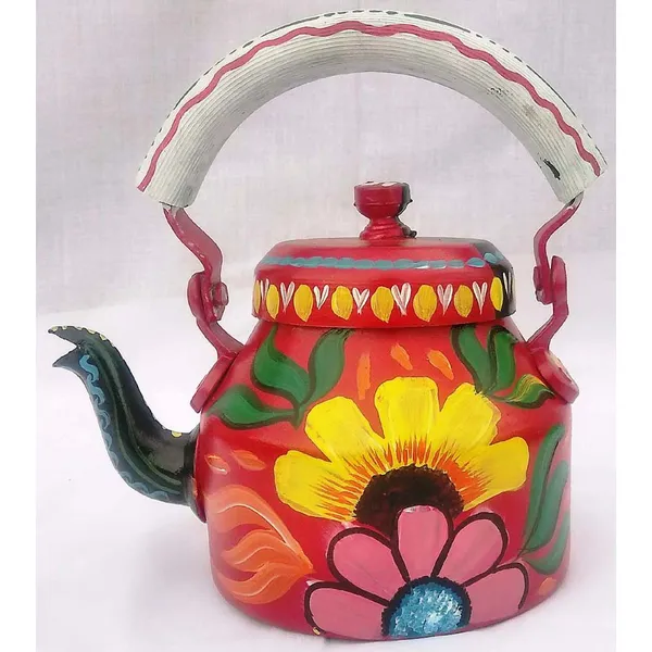 Multicolour_Traditional_Design_Hand_Painted_Tea_Kettle_Pot