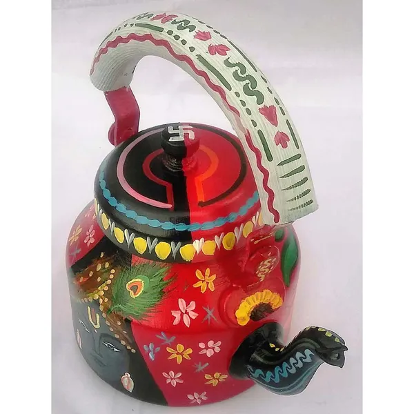 Multicolour_Traditional_Design_Hand_Painted_Tea_Kettle_Pot