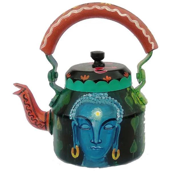 Multicolour_Traditional_Design_Hand_Painted_Tea_Kettle_Pot