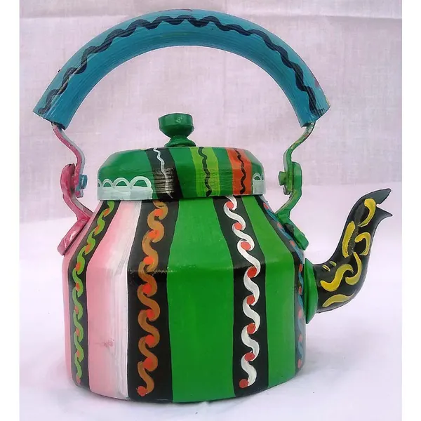 Multicolour_Traditional_Design_Hand_Painted_Tea_Kettle_Pot