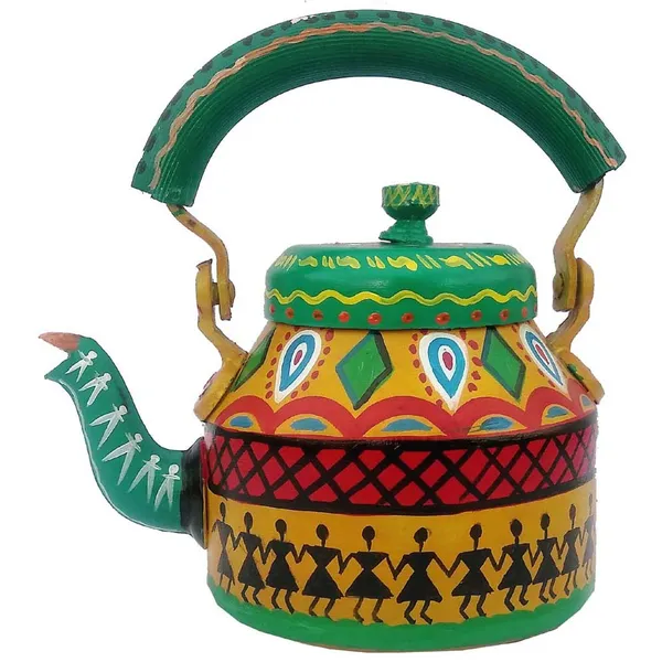 Multicolour_Traditional_Design_Hand_Painted_Tea_Kettle_Pot