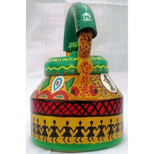 Multicolour_Traditional_Design_Hand_Painted_Tea_Kettle_Pot