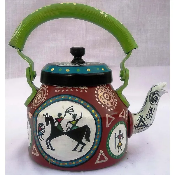 Multicolour_Traditional_Design_Hand_Painted_Tea_Kettle_Pot