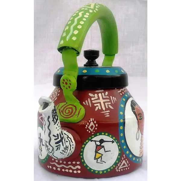 Multicolour_Traditional_Design_Hand_Painted_Tea_Kettle_Pot