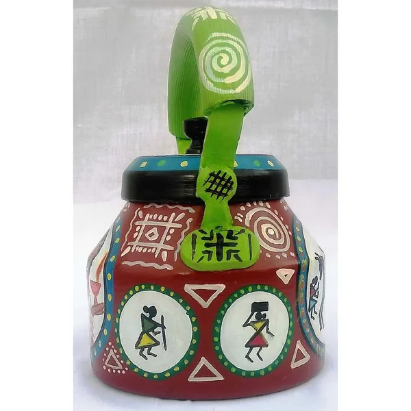 Multicolour_Traditional_Design_Hand_Painted_Tea_Kettle_Pot