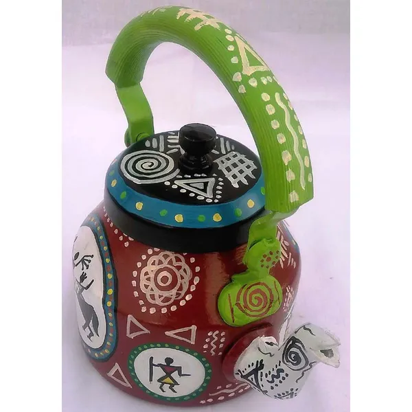 Multicolour_Traditional_Design_Hand_Painted_Tea_Kettle_Pot